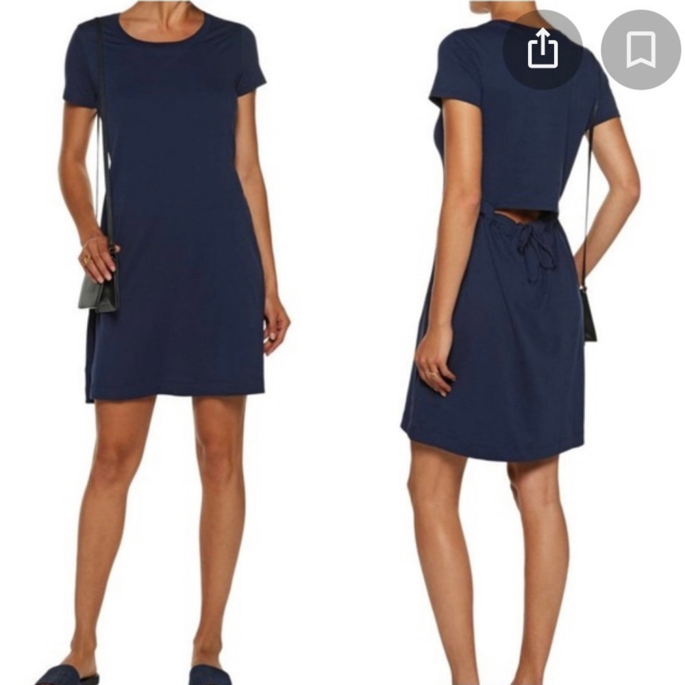 Theory Liliana S Classic Tee dress/ 100% cotton